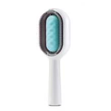 Escova Removedora de Pelos Para Gatos e Cães Pet Aparador Massagem - Azul - Visão 5