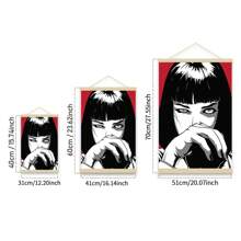 1pc Canvas Painting, Cool Girl, Ideal Gift For Living Room, Kitchen, Decor Wall Art Wall Decor, Home Decor, Wall Art, Room Decor, Room Decoration, No Frame