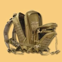 Large Tactical Backpack For Men And Women Resistant Multiple Compartments Unisex Anti-Theft - 軍綠色 - 查看 6