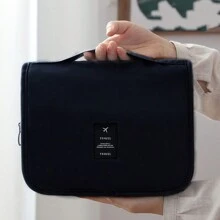 1个装挂钩化妆包多功能旅行化妆包大容量防水收纳袋化妆品收纳包洗漱包旅行必备化妆品旅行洗漱用品收纳包必备礼品收纳拉链配件指甲包、房间装饰、包包、化妆包、收纳包、收纳、化妆包、洗漱包、桌面收纳包、化妆包、化妆袋、包、化妆袋、化妆包、化妆包、圣诞礼物、小包、手拿包/小手提包、化妆品收纳包、小包、刷子架、迷你包、大容量包、女士礼物、圣诞礼物、女士礼物创意、化妆袋、旅行必备 - 黑色 - 查看 4