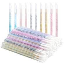 250 Pcs/50 Pcs Crystal Glossy Lip Gloss Applicator Disposable Lip Brushes, Makeup Tool Kit (Multicolor) - Multicolor - View 2
