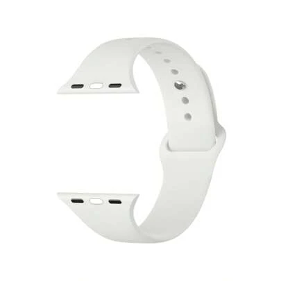 Sport Silicone Band Compatible With Apple Watch Band 40mm 38mm 41mm 44mm 45mm 46mm 42mm 49mm M/L Women Men,Light White Soft Wristband Waterproof Replacement Sport Strap Compatible With Iwatch Series Ultra SE 11 10 9 8 7 6 5 4 3 2 1,As A Gift For Students Returning To School