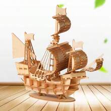 3D Puzzle Model Kit For Adults And Teens To Build - Laser Cutting Assembly - DIY Model Craft Kit For Painting Decoration - Home Decor Office Ornaments - 3D Model Ornament Christmas Gift