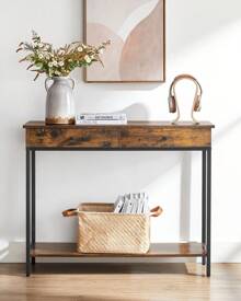 VASAGLE Bench Table - חום - ראה 4