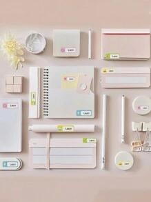 定制防水贴纸，个性化姓名标签贴纸，返校用品，定制姓名标签贴纸，托儿所标签，可定制贴纸，定制贴纸，学校用品，托儿所必备品 - 風格6 - 查看 7