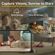 2 Pc,BoyKeep 2K Pet Camera Dog Camera With Phone App 5G/2.4GHz WiFi Cameras Indoor Security Camera For Baby, 360° Pan & Tilt, 2-Way Audio, Night Vision, SD Card & Cloud Storage, K30 - Xem 8