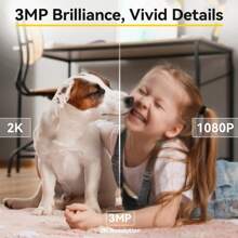 2 Pc,BoyKeep 2K Pet Camera Dog Camera With Phone App 5G/2.4GHz WiFi Cameras Indoor Security Camera For Baby, 360° Pan & Tilt, 2-Way Audio, Night Vision, SD Card & Cloud Storage, K30 - Xem 4