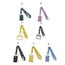 Butterfly Design Lanyard With ID Card Holder, Multi-Function Badge Reel For Bus Pass, Work ID, Campus Card - Multicolor - View 9