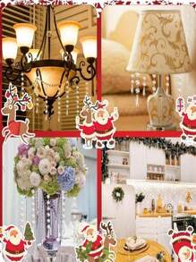 5 Stück Kristallkronleuchter Prismengläser, DIY Dekorationszubehör für Hochzeit und Feiertage, europäischer Stil Kerzenständer und Blumenrahmen Dekoration, Heimdekoration, Zimmer Dekoration, Wanddekoration - Transparent - Übersicht 5