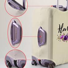 定制行李箱套 18-32 英寸灵活行李箱套 适用于 18 至 32 英寸行李箱 个人定制行李箱套 定制姓名图案防刮保护套 行李箱保护套 行李箱套 保护套 防尘套 拉杆箱防尘套 旅行配件商店 返校 - 彩色 - 查看 2