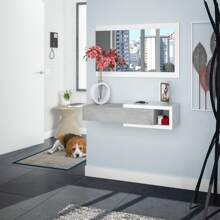 Duehome Nội thất hội trường có gương buổi trưa - Xám - Xem 4