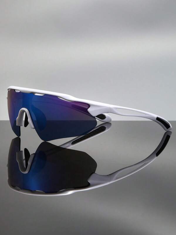 Men's And Women's Fashion Glasses Colorful Coated Lenses Windproof UV Protection Holiday Beach Sunblock Fashion Glasses Bike Running Mountain Climbing Goggles Ski Goggles Internet Celebrity Street Photos Popular Accessories Holiday Party Decoration Glasses