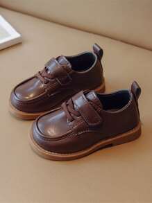 婴儿鞋，婴幼儿男孩防滑软橡胶底皮鞋，秋季