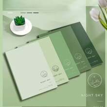 5pcs Minimalist INS Stylish Notebooks, 68 Pages Thick A5/B5 Retro Style For Students, Exams Back To School
