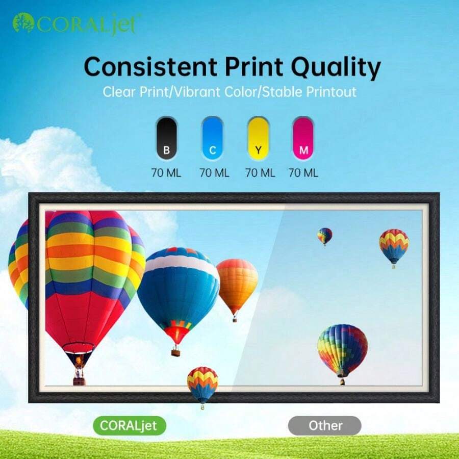 CORALjet Coraljet 104 XL Ink Bottle Compatible With Epson EcoTank 104