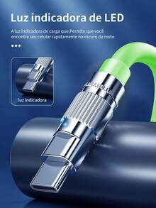 INOVA Carregamento Rápido Cabo Micro-USB, V8, Tipo C, USB-C, 3.4A, Liga de Zinco Cabo De Dados Reforçado Para Samsung Androide Carga Cabo Acessórios Do Telefone, 1M - Laranja - Visão 8