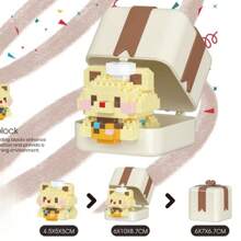 Tiny Particle Toy Building Block Set Plastic Ocean Creatures Series, Suitable For Festivals, Birthdays, And School Openings. Fun Pet Blocks, Interesting Mini-Challenging Blocks, Exercise Hands-On Skills, Building Block Set, DIY Creative Home Decor And Room Decoration Toy, Educational Science Toy, Adult Building Block Set Gift, Suitable For Festive Gifts, Birthday Gifts, New Year's, Chinese New Year, Valentine's Day, Easter, Mother's Day, Father's Day, Friends' Gifts Room Decoration