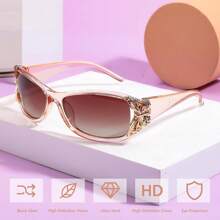 New Fashion Butterfly Polarized Sunglasses For Women And Men Wrap Around UV400 Protection Sports Glasses Y2K Shades - Multicolor - View 12