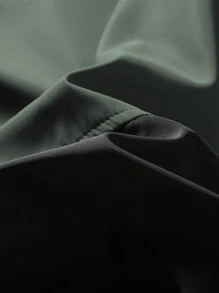 1 pieza Chaqueta deportiva con capucha de unicolor estilo novio, cazadora casual para exteriores