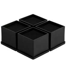 Set Of 4 Furniture Height Increase Table Height Furniture Risers Height Adjustable Bed Riser Furniture Riser Table Riser Elephant Foot Bed Riser (2 Inch)