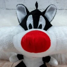 22 Cm Fringed Plush, Children's Toy - Đen và trắng - Xem 3