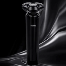 Men's IPX7 Waterproof Rotary For Electric Razor Rechargeable Shaving Beard Knife Wet And Dry Shaver - Black - View 7