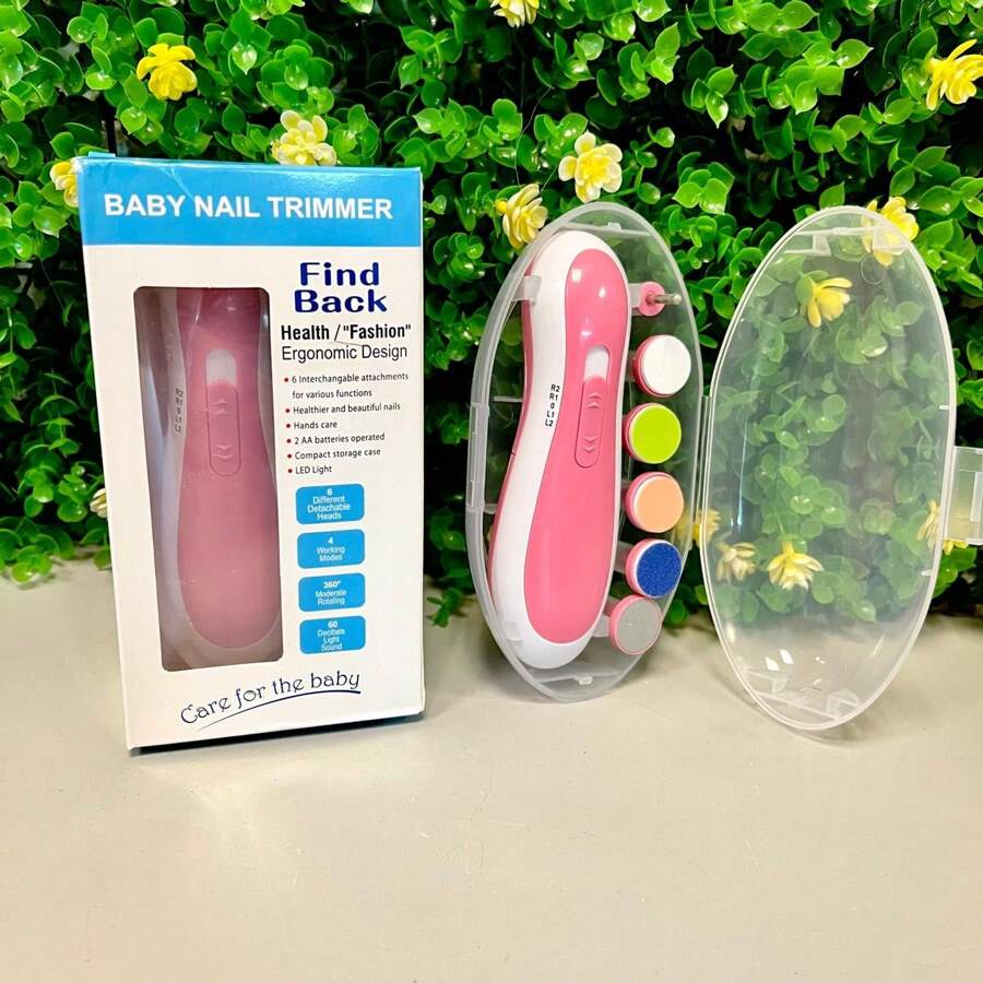 Lima de uñas eléctricas para bebés - Rosa - Ver 1