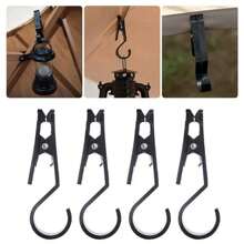 4/8/20pcs Outdoor Tent Clips, Canopy Alligator Clips, Lights Hanging Hooks, Portable Multi-Function Tent Canopy Anti-Slip Clips, Suitable For Outdoor Camping, Hiking, Travel, Adventure