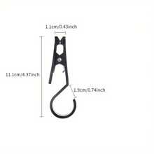 4/8/20pcs Outdoor Tent Clips, Canopy Alligator Clips, Lights Hanging Hooks, Portable Multi-Function Tent Canopy Anti-Slip Clips, Suitable For Outdoor Camping, Hiking, Travel, Adventure