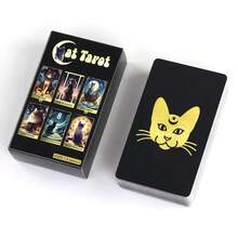 猫塔罗牌，休闲派对纸牌游戏 - 彩色 - 查看 7