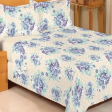 Box Bedding Set Printed Double Queen Sheet 4 Pieces - Assorted Prints, NO CHOICE OF CHOICE - ILLUSTRATIVE IMAGES - CÁC LOẠI IN - Xem 3