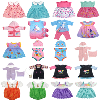 Suitable For 16inch/40cm Toy Reborn Doll Clothing Dress 20 Styles Suitable As A Gift For Children(Excluding Dolls)