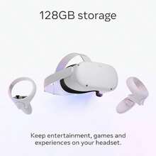 Meta Quest 2 - Advanced All-In-One Virtual Reality Headset - 128 GB - 白色 - 查看 3