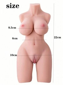 1 pezzo Sexy Masturbatori Maschili Bambola Per Uomini, Torso Femminile 3 In 1 Amore Con Struttura 3d Realistica Vagina E Ano Stretto Piacere Maschile Figa Tascabile Giocattolo Adulto Piacere Adulto