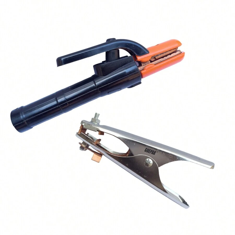 500A Electrode Holder Welding Plier Kit + 400A Negative Clamp - màu đen - Xem 1