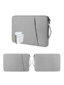 Laptop Sleeve Bag Compatible With 13/14/15/16 Inch Air/ Pro/IPad/Surface/ Apple Laptop/Dell/HP Computer Bag Accessories Polyester Case With Pocket[Gift Rhinestone Data Cable] - Multicolor - View 15