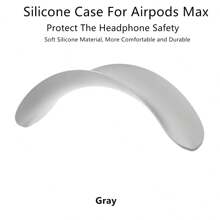 Apple Slime Silicone Protective Case Compatible With Airpods Max - Soft Silicone Cover, Waterproof, Dustproof, Fingerprint-Proof, Scratch-Resistant 360° Full Protection, Silicone Ear Cup Cover, Silicone Headband Cover, Silicone Headband Pad, Silicone Carrying Case, Flexible Silicone Material For Comfort, Durability And Easy Cleaning, Multiple Colors Available, Great Gift