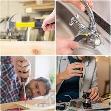 Screwdriver And Drill 2 Batteries 24v Cordless Bivolt 48 Pcs Complete 710w Carrying Case - Màu vàng - Xem 6