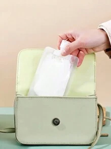 1/5/10/15PCS 1.01/1.69/3.38oz Portable Lotion Fluid Makeup Packaging Bag Cosmetic Shampoo Suction Bag Reusable Squeeze Stand Up Spout Pouch Refillable Empty Squeeze Pouch Travel Bottle - Multicolor - View 4