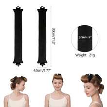 Satin Heatless Hair Curlers Curling - Overnight Blowout Curls Rods For Hair - Flexi Rods For Heatless Curls - No Heat Hair Curlers To Sleep In - Curling Rod Curlers For Short Hair