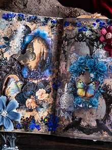 15pcs Exquisite Vintage Photo Frame Stickers - PET Waterproof Stickers, Halloween Theme Stickers, Handmade DIY Decorative Splicing Stickers, Back-To-School Learning Stationery & Gift Wrapping Decorative Stickers, For Halloween Party