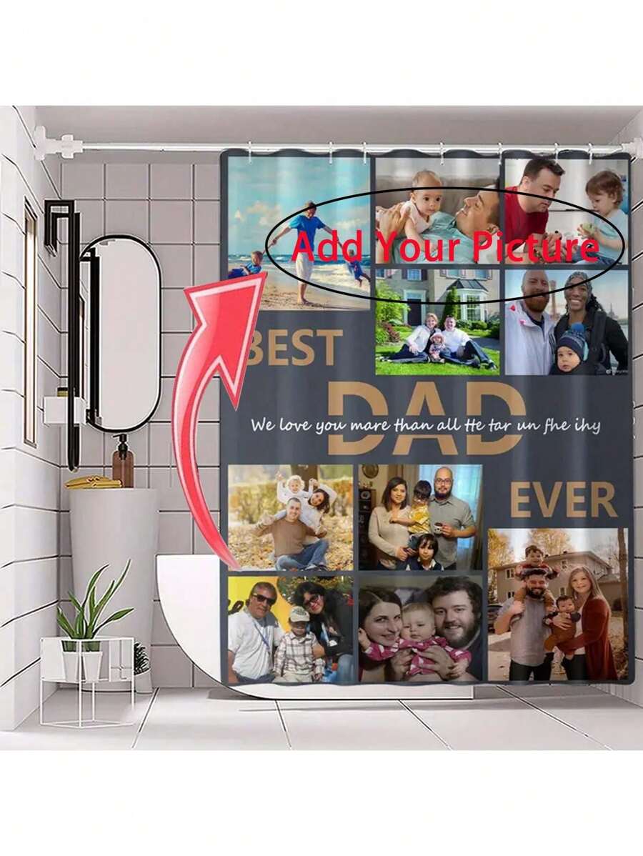 1 pieza Cortina de franela personalizable, adecuada para sala de estar, sofá, dormitorio, interior de automóvil, etc. (todo el año). Imagen personalizada, regalo para amigos y familiares, decoración del hogar, decoración del baño, decoración de otoño, accesorios de baño, de vuelta a la escuela