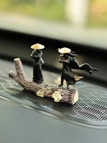 1pc Ancient Style Samurai Decoration Figurine For Computer, Desktop, Car, Home Best