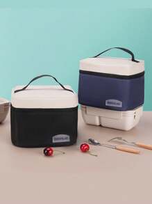 男女通用便携式保温午餐包，可重复使用，带提手，防漏保冷手提袋，适用于工作、学校、旅行、野餐。迷你保温午餐盒，轻便保冷午餐手提袋，带提手，便携式保冷袋，适用于办公室、学校、野餐。紧凑型保温午餐包，可重复使用，带提手，防漏保冷午餐盒，适用于工作、学校、旅行。 - 彩色 - 查看 4