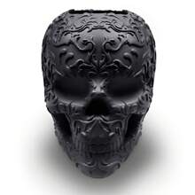 1pc Halloween Skull Resin Decoration, Horror Design Hanging Decorations For Personalized Home Decor, Halloween Party Halloween Themed Decorations & Scene Shooting Decoration Props Best Gifts Birthday Graduation Halloween Decor Fall Decor Room Decor