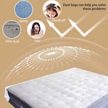 180 X 240 X 35cm Mattress Dust Cover Bag, Double Layer 8 Microns Plastic Film Bag, Extra Large Moving Dust-Proof And Moisture-Proof Bag, Furniture Dust Cover Sofa Bed Protector For Home