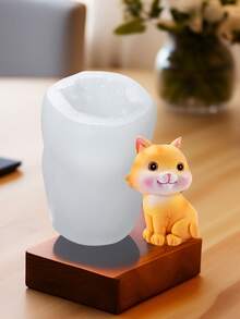 1 Khuôn Silicon Hình Mèo, Khuôn Hình Cún Con Làm Bánh, Làm Nến, DIY - Khuôn silicone chó mèo - Xem 3