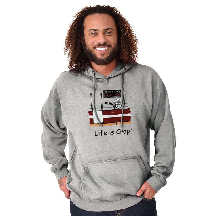 Fighting Flagged Hockey Penalty Box Hoodie Hooded Sweatshirt Men SHEIN USA