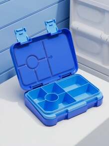 1pc Bento Lunch Box, Leakproof Large Bento-Style With 6 Compartments Portions Lunchbox, Reusable On-The-Go Meal And Snack Packing For Office, And Picnics Lunch Containers Lunch Box Accessories,Kitchen,Christmas Gift - Multicolor - View 13