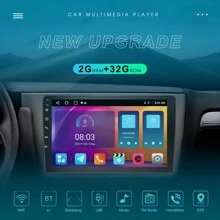10.1 Inch Android 13 Car Stereo Double Din Wireless Apple Carplay, Android Auto, GPS Radio Navigation For Car, WiFi, Bluetooth, FM Radio, Mirror Link, 2+32GB + Microphone + Camera - Black - View 4